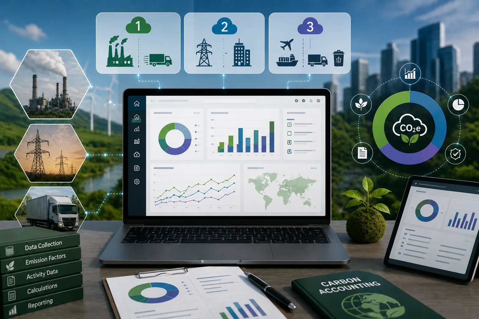 Carbon Accounting Software: How Scope 1, 2 and 3 Emissions Are Actually Tracked