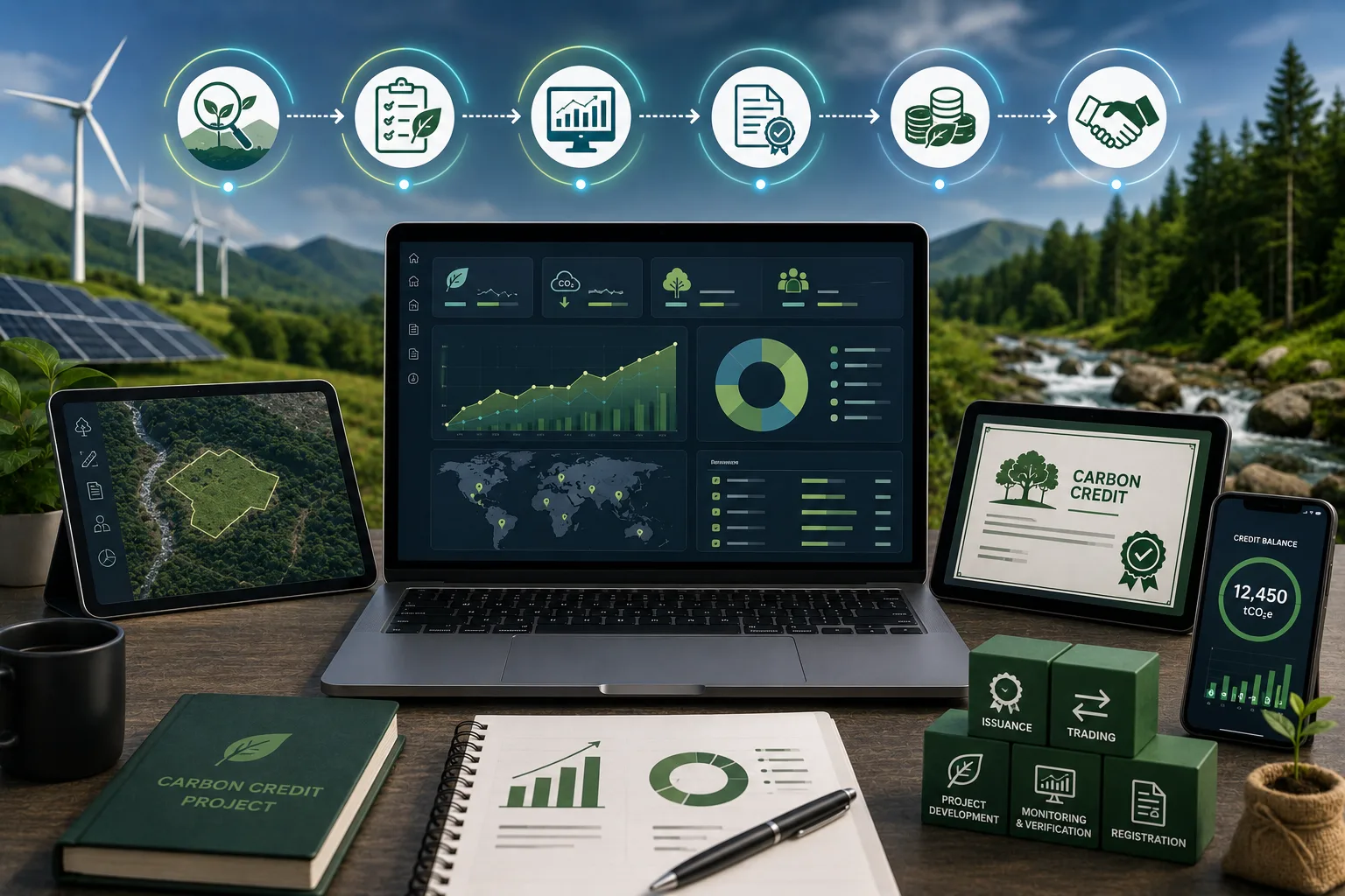 Carbon Credit Management Software: From Project Baseline to Verified Credits
